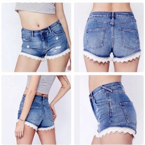 Free People Denim Shorts Bundle Size 28 (2 Pairs) - Picture 3 of 14